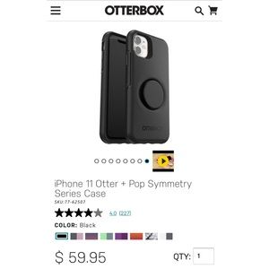 Iphone 11 Otter + Pop Symmetry Series Case NEW